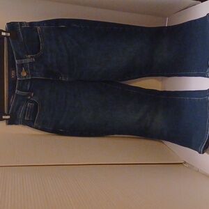 NYDJ Marilyn Straight Dark Blue Jeans Size 2PS